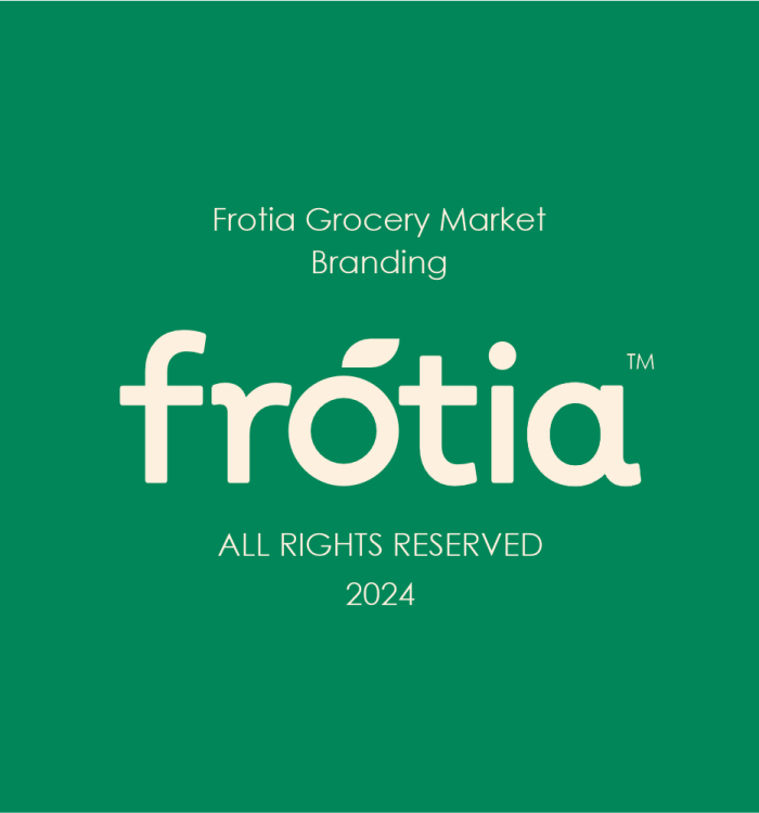 Frotia Grocery Market Branding